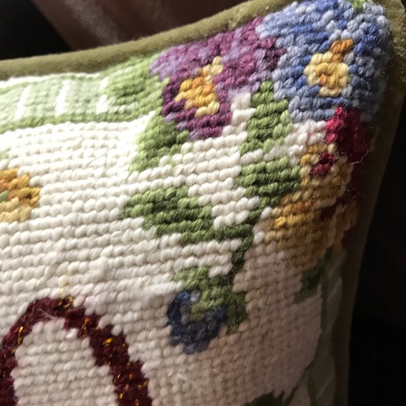 Small anniversary pillow 50 years together w/velvet back. Does have a few picks - Picture 2 of 7